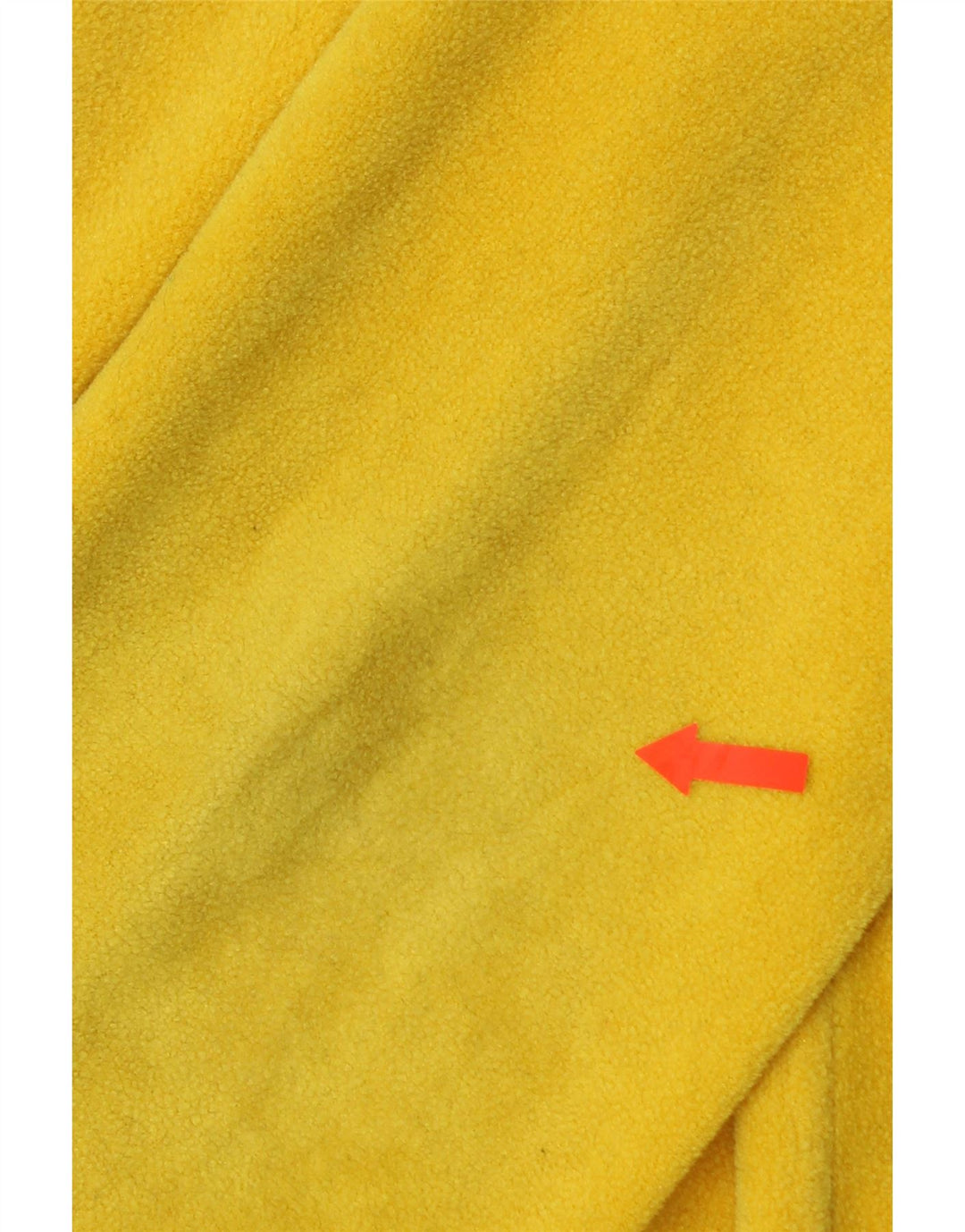 FILA Mens Zip Neck Fleece Jumper Large Yellow Polyester Vintage Fila and Second-Hand Fila from Messina Hembry 