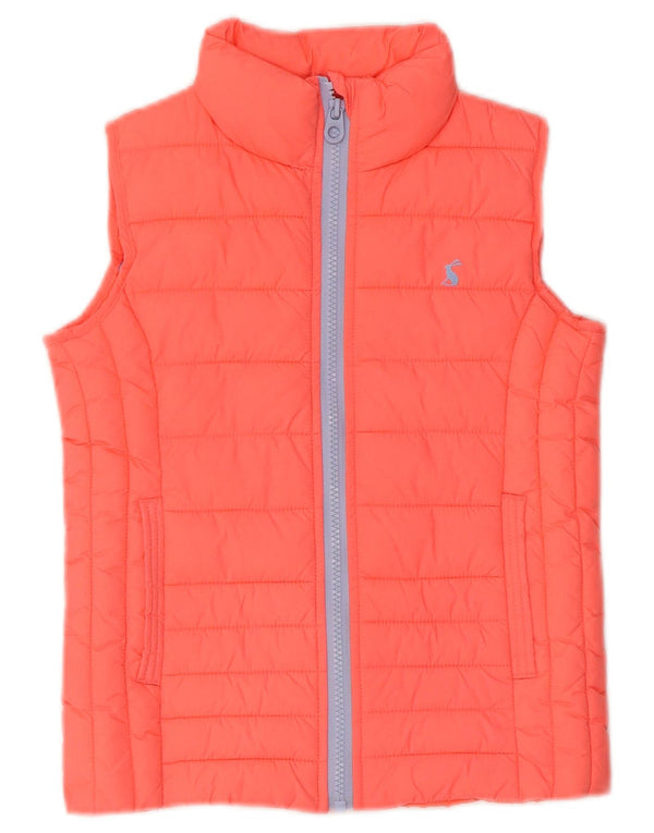 JOULES Girls Padded Gilet 5-6 Years Pink Polyamide