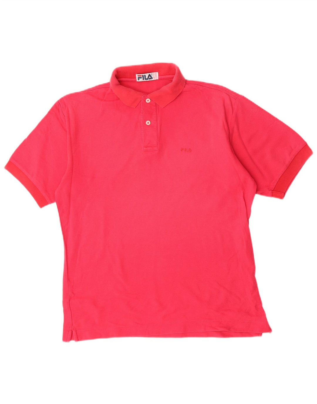 Fila Ανδρικό Πόλο Πουκάμισο IT 48 Medium Pink