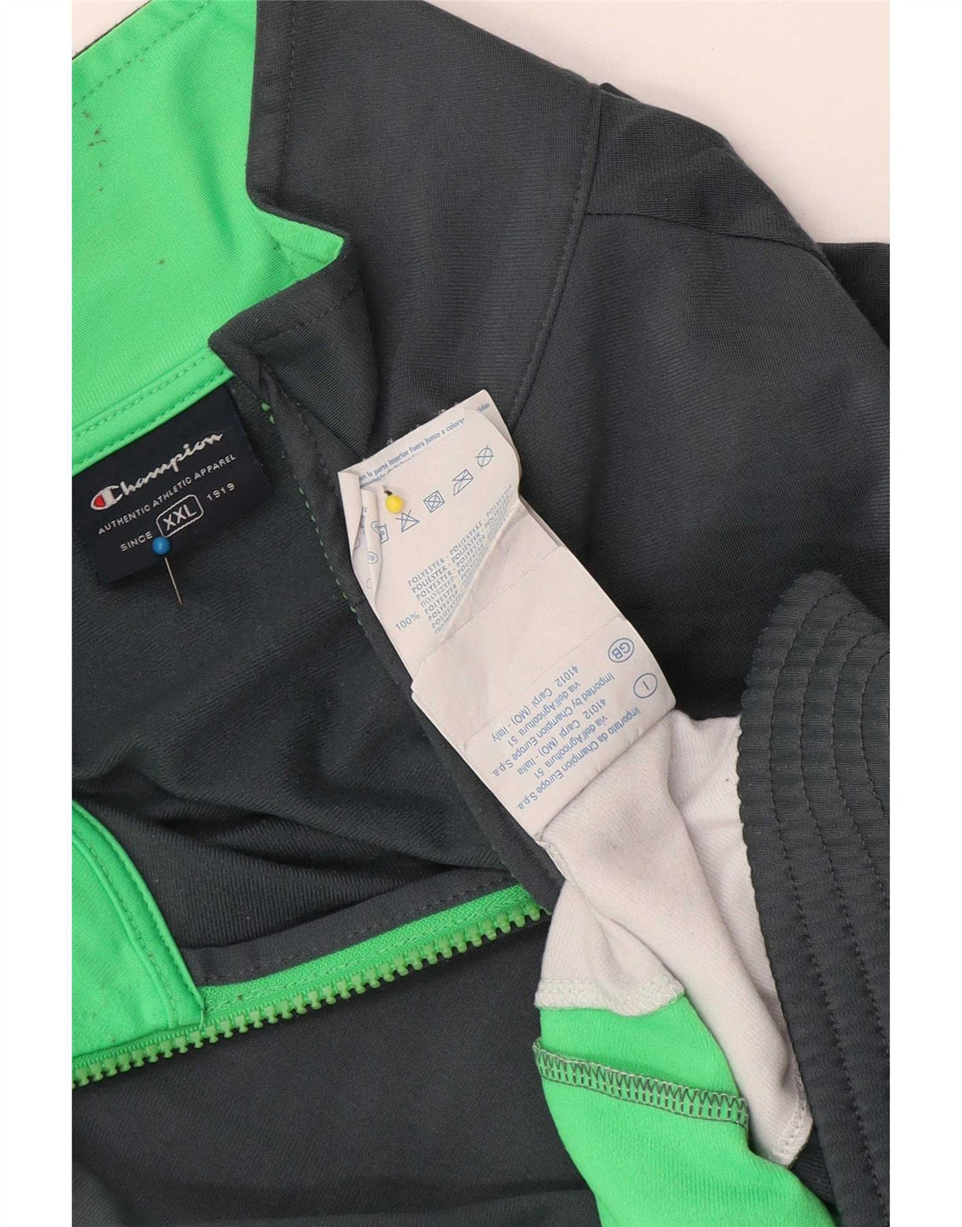 Ανδρική φόρμα Champion Top Jacket 2XL Grey Colourblock Polyester