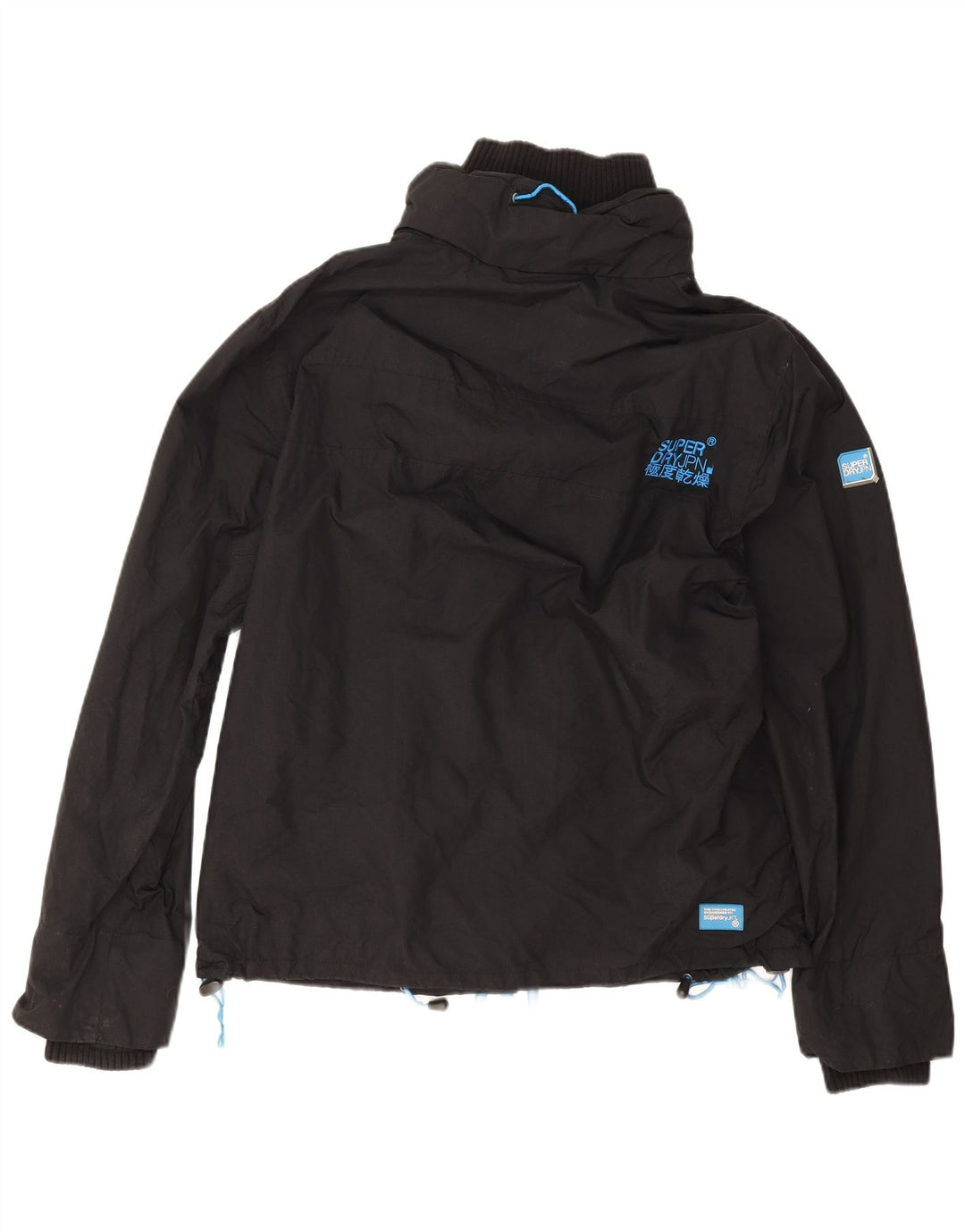 Superdry Ανδρικό Windcheater Rain Jacket UK 42 XL Μαύρο νάιλον