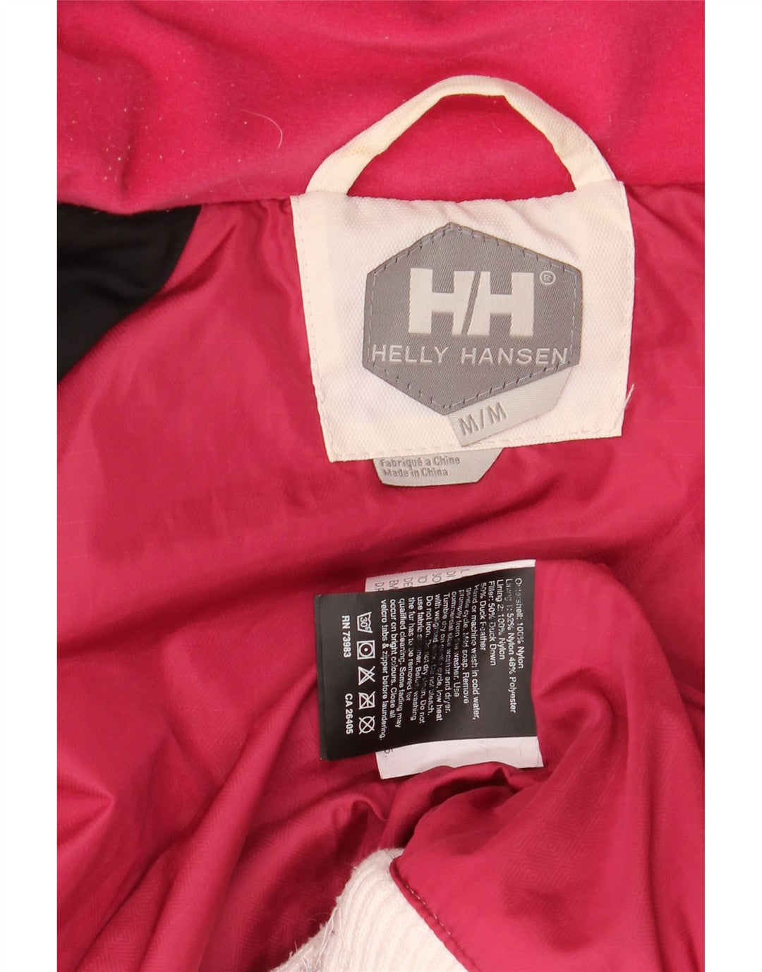 Helly Hansen Γυναικείο μπουφάν με κουκούλα UK 12 Medium White Nylon