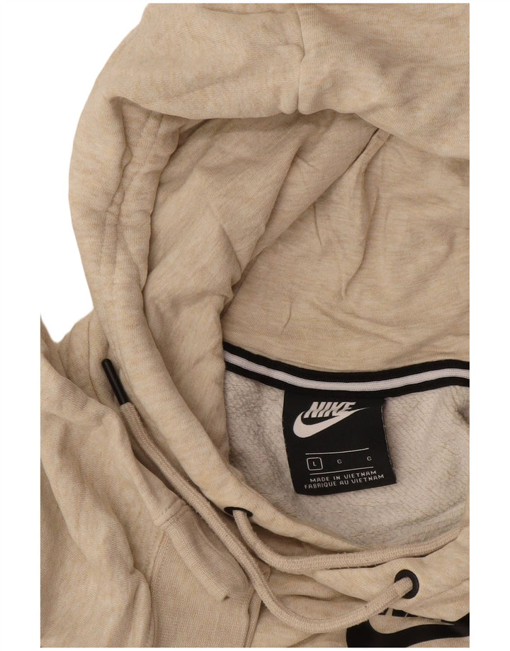 Μεγάλο μπεζ ανδρικό φούτερ Nike