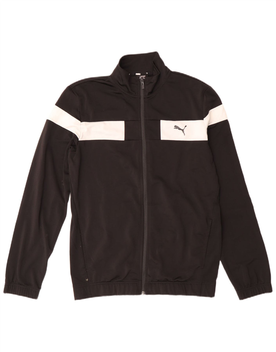 Μπουφάν Puma Boys αθλητική φόρμα 15-16 ετών Μαύρο Colourblock Polyester