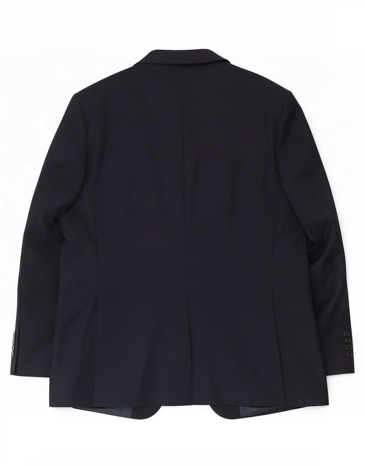 Marks & Spencer Ανδρικό μπουφάν σακάκι με 2 κουμπιά UK 44 XL Navy Blue Polyester