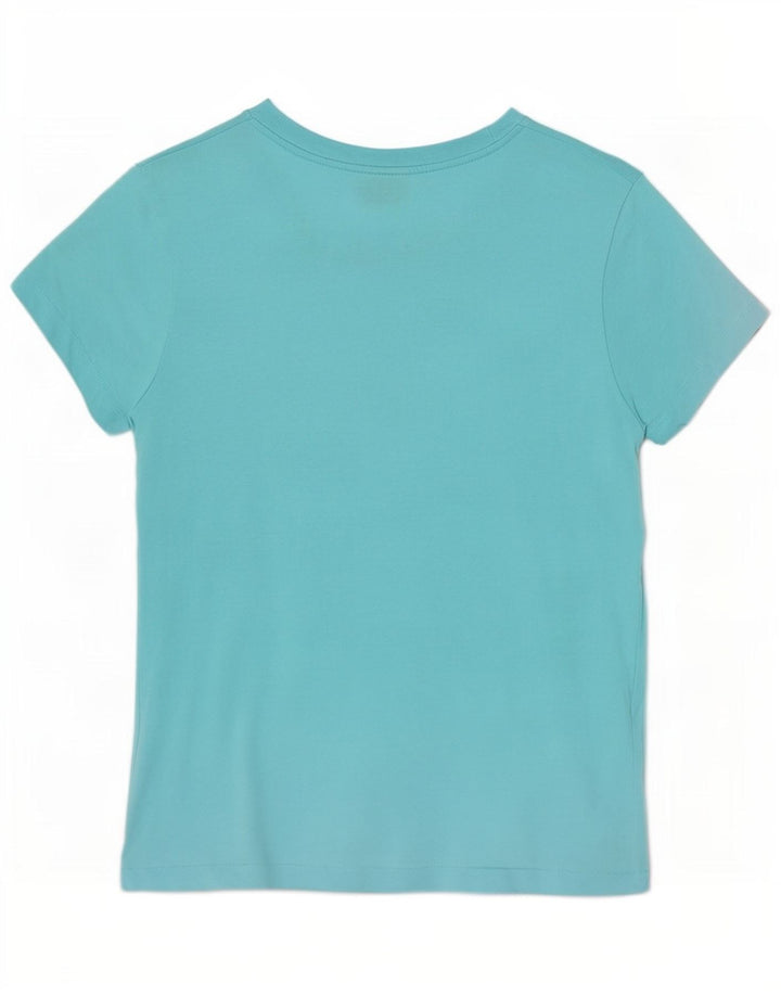 Γυναικείο γραφικό T-Shirt Levi's Top UK 12 Medium Blue