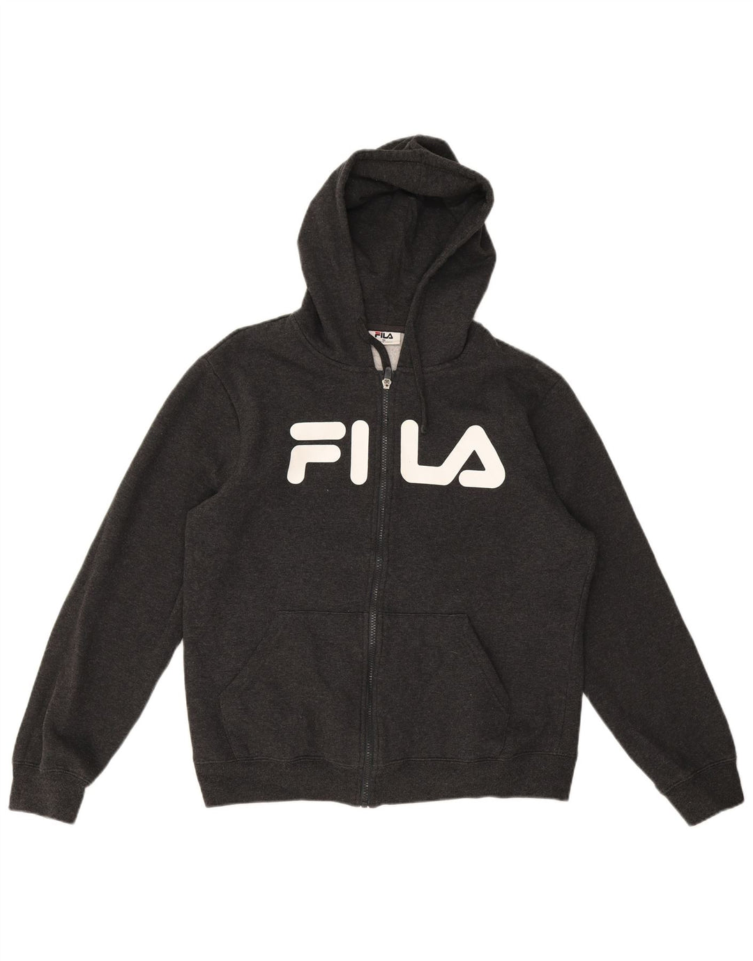 Fila Boys Graphic Zip Hoodie πουλόβερ 15-16 ετών γκρι βαμβακερό