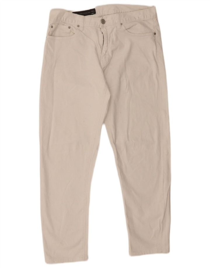 Armani Exchange Ανδρικό Slim Jeans W33 L28 Λευκό βαμβακερό