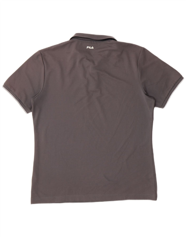 Ανδρικό πουκάμισο πόλο FILA μεγάλο γκρι