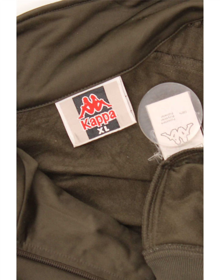 Ανδρική φόρμα Kappa Top Jacket XL Khaki Polyester