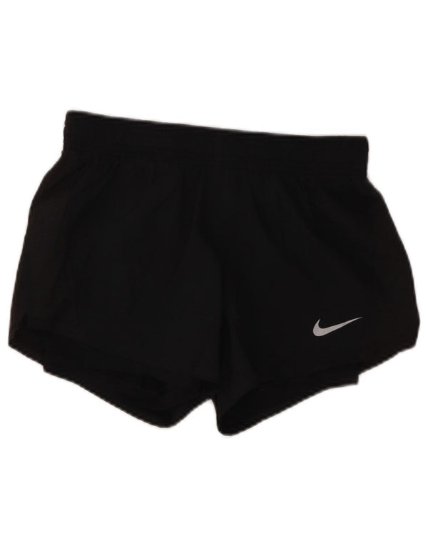 Γυναικείο αθλητικό σορτς Nike Dri Fit UK 4 XS μαύρο πολυεστέρα