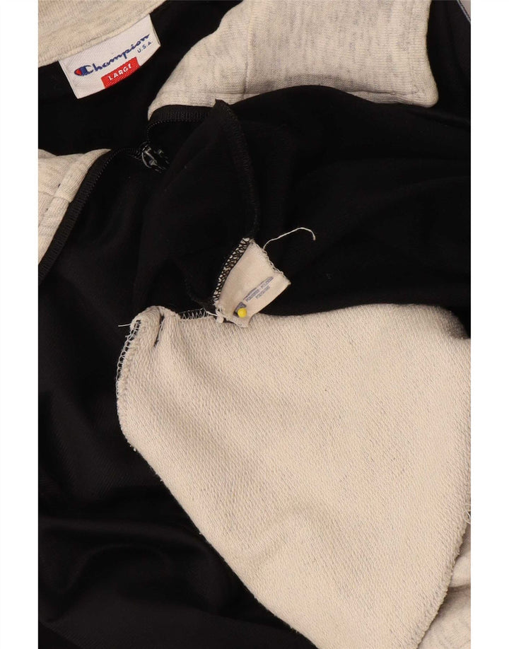 Ανδρική φόρμα Champion Graphic Top Jacket Large Black Polyester