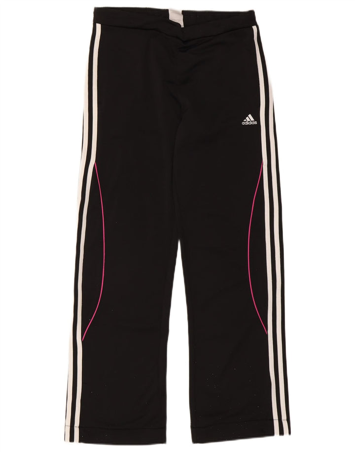 Παντελόνι αθλητικής φόρμας Adidas Girls 15-16 ετών Μαύρο Πολυεστέρα