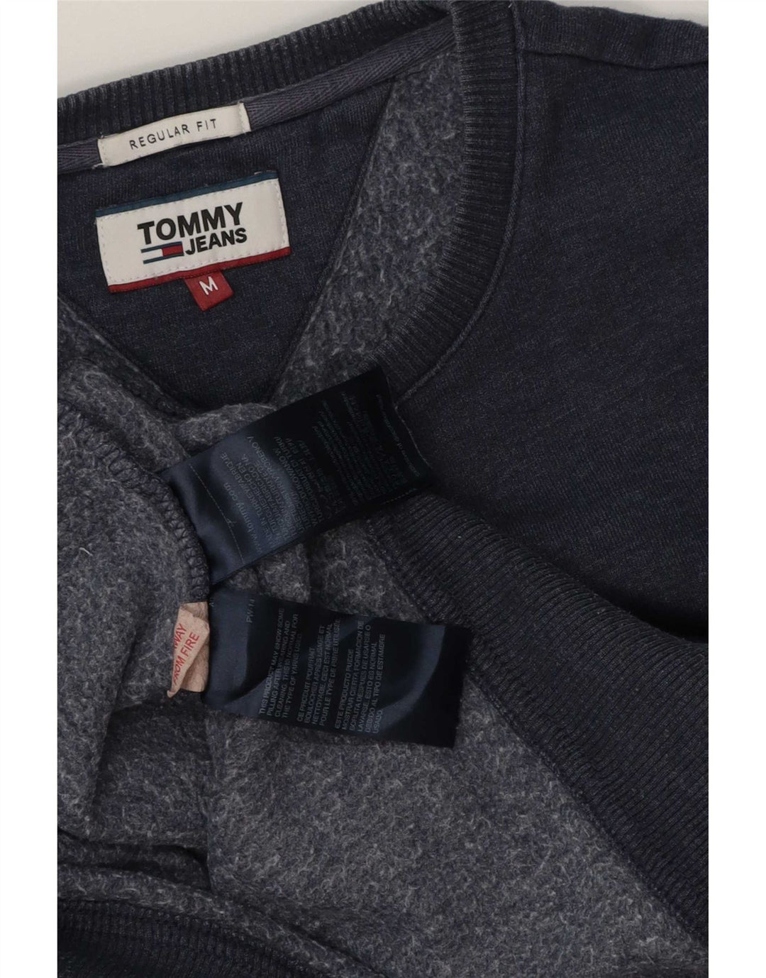 Γραφικό ανδρικό φούτερ Tommy Hilfiger Jumper Medium Navy Blue Colourblock