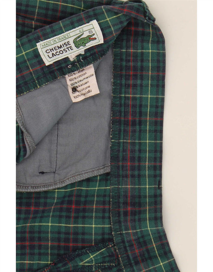 Lacoste Ανδρικό σορτς Chino με καρφίτσα μεγέθους 42 Medium W31 Πράσινο βαμβάκι