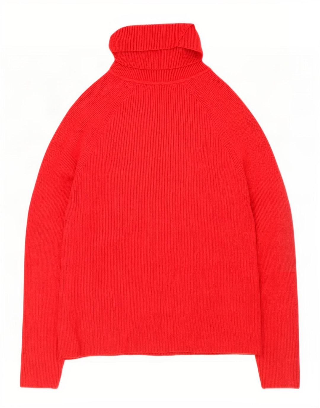 Marks & Spencer Γυναικείο πουλόβερ με ρολό λαιμόκοψη UK 10 Small Red Viscose