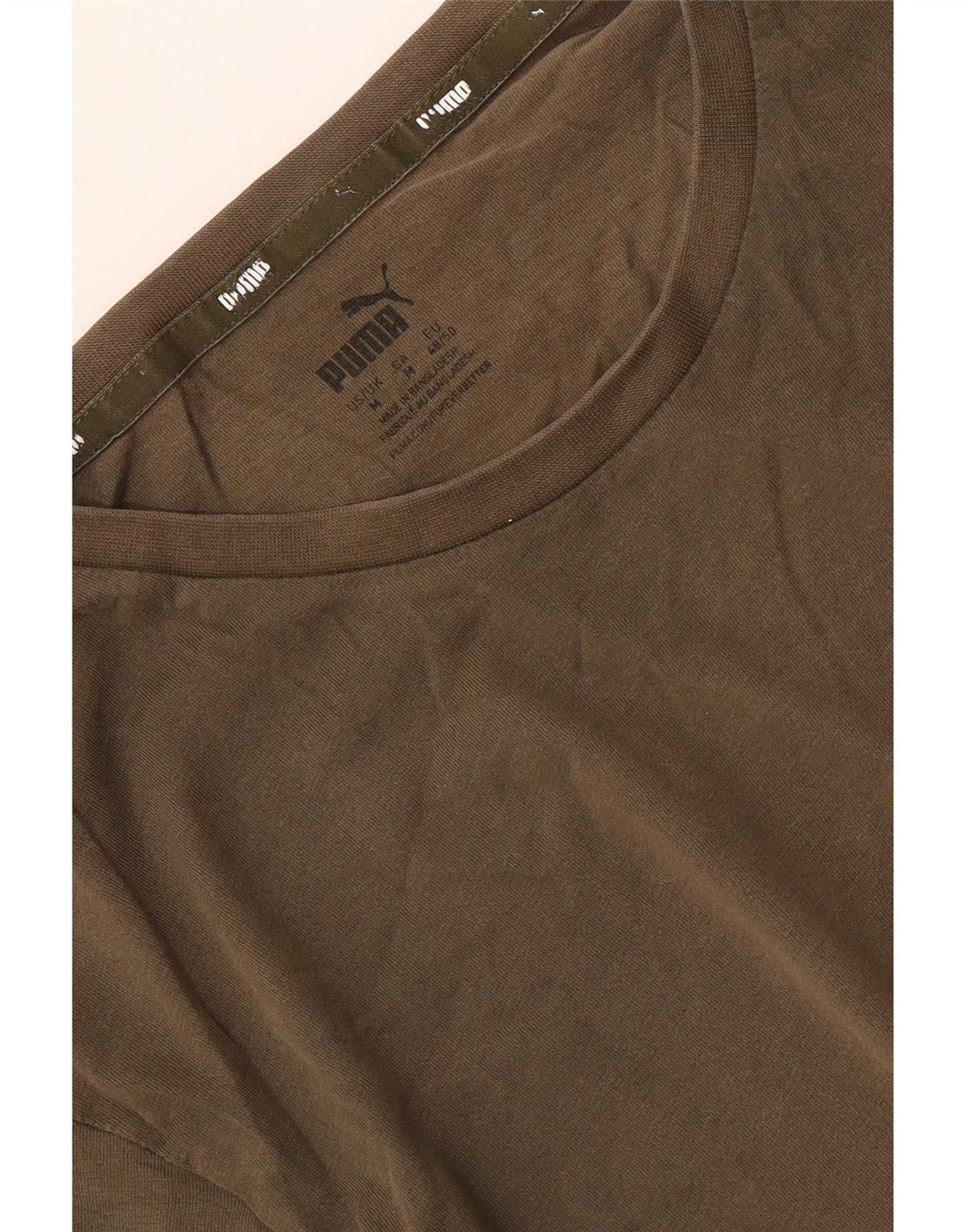 Ανδρικό γραφικό T-Shirt Puma Top Medium Khaki