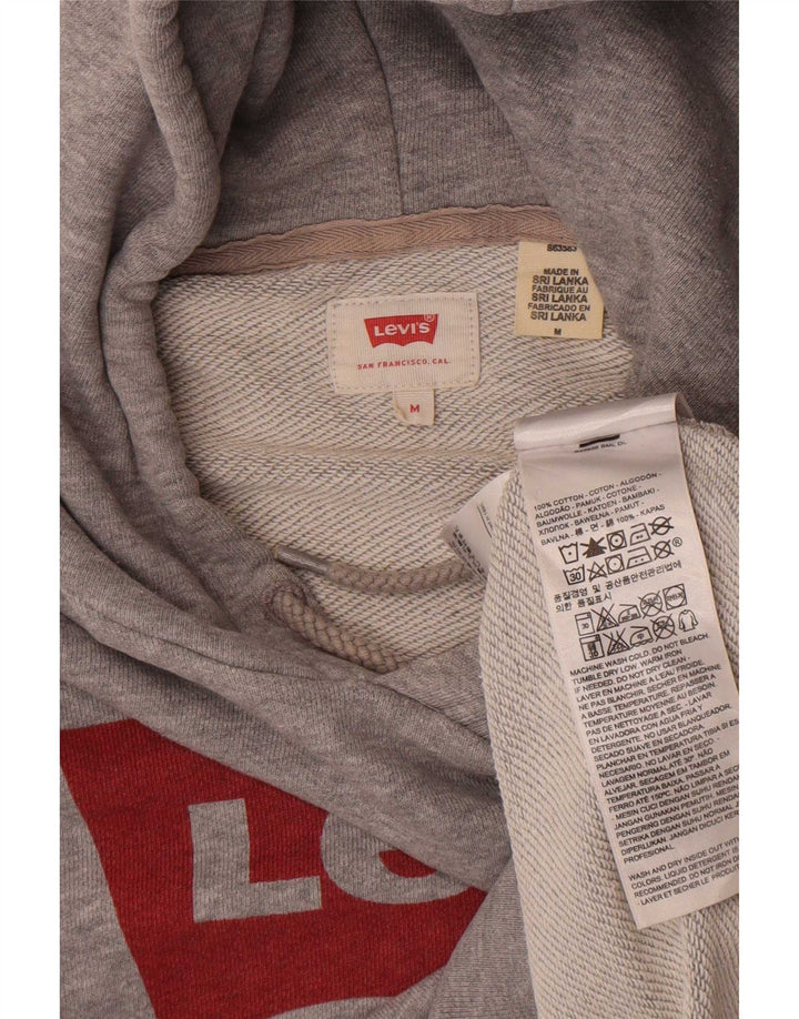 Ανδρικό γραφικό κουκούλα Levi's Βαμβακερό μεσαίο γκρι
