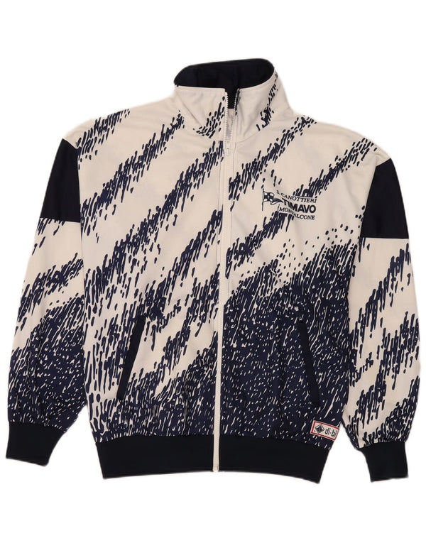 Vintage ανδρική αθλητική φόρμα Top Jacket Medium Navy Blue Colourblock
