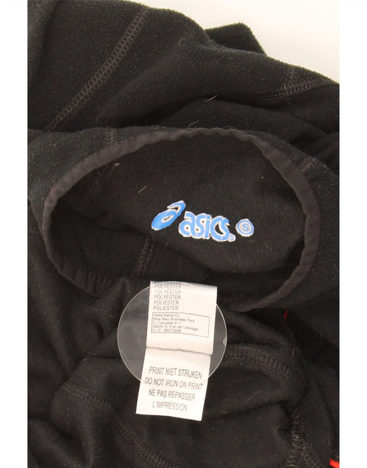Asics Ανδρικό φερμουάρ Fleece Jumper Μικρός Μαύρος Πολυεστέρας