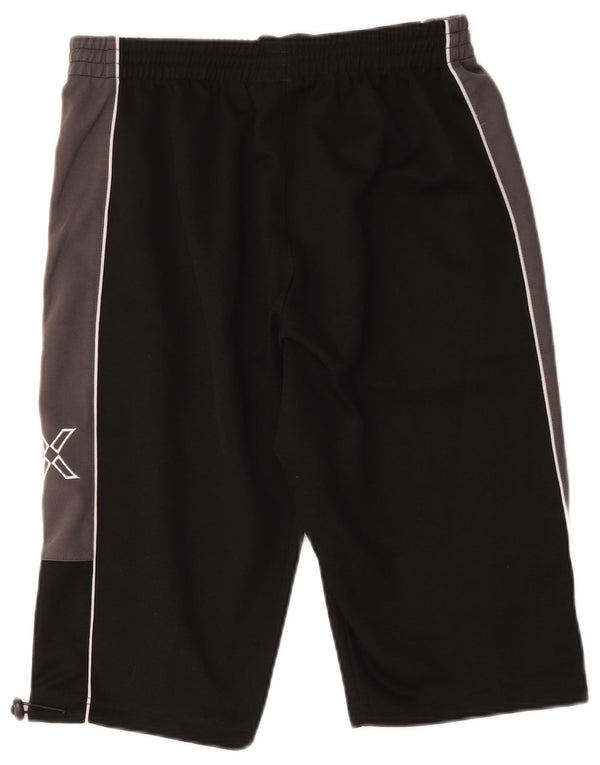Umbro Mens Graphic Bermuda Sport Shorts Large  Black Colourblock Polyester