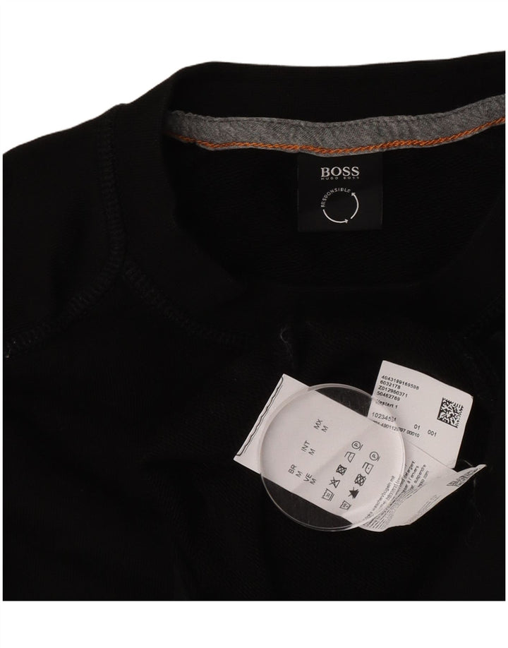 Ανδρικό φούτερ Hugo Boss Jumper Μεσαίο μαύρο βαμβακερό