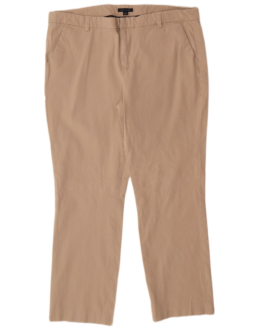 TOMMY HILFIGER Γυναικείο ίσιο παντελόνι Chino US 18 2XL W38 L28 Beige