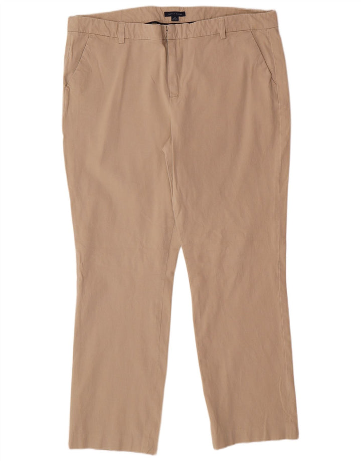 TOMMY HILFIGER Γυναικείο ίσιο παντελόνι Chino US 18 2XL W38 L28 Beige