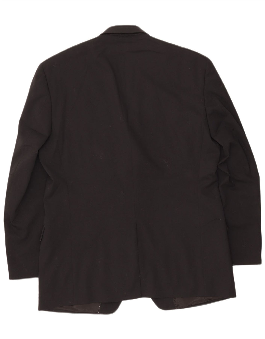 Chaps Mens 2 Button Blazer Jacket UK 42 XL Black Wool