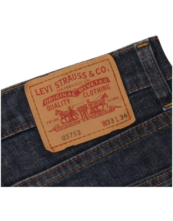 Ανδρικό τζιν Levi's Slim W33 L30 Navy Blue