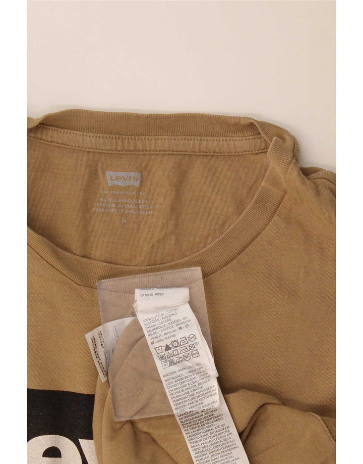 Ανδρικό γραφικό T-Shirt Levi's Top Medium Beige Βαμβακερό