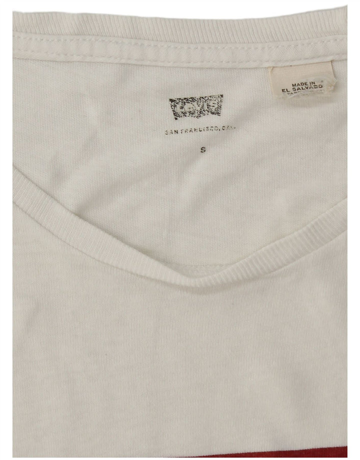 Ανδρικό γραφικό T-Shirt Levi's Top Small White