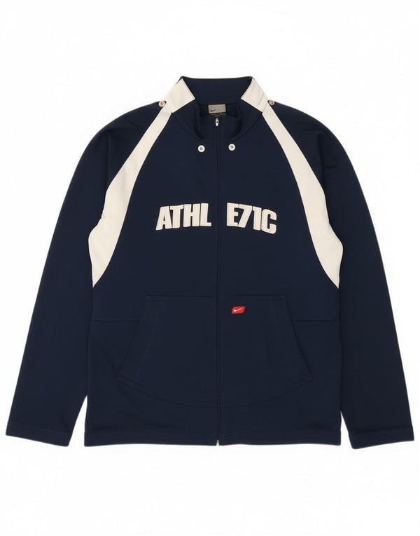 Μπουφάν Nike Boys Graphic αθλητική φόρμα 13-14 ετών XL Navy Blue Colorblock