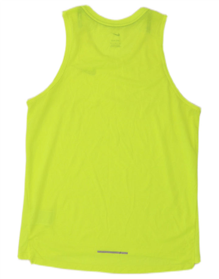 Ανδρικό γιλέκο Nike Dri Fit, μεσαίο πράσινο πολυεστέρας