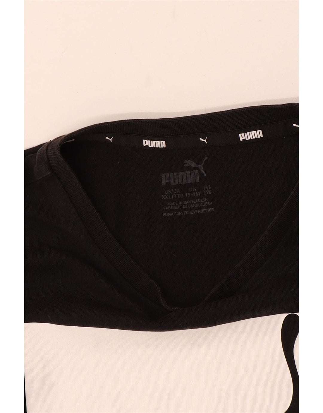 Γραφικό T-Shirt PUMA Boys Top 15-16 ετών Μαύρο