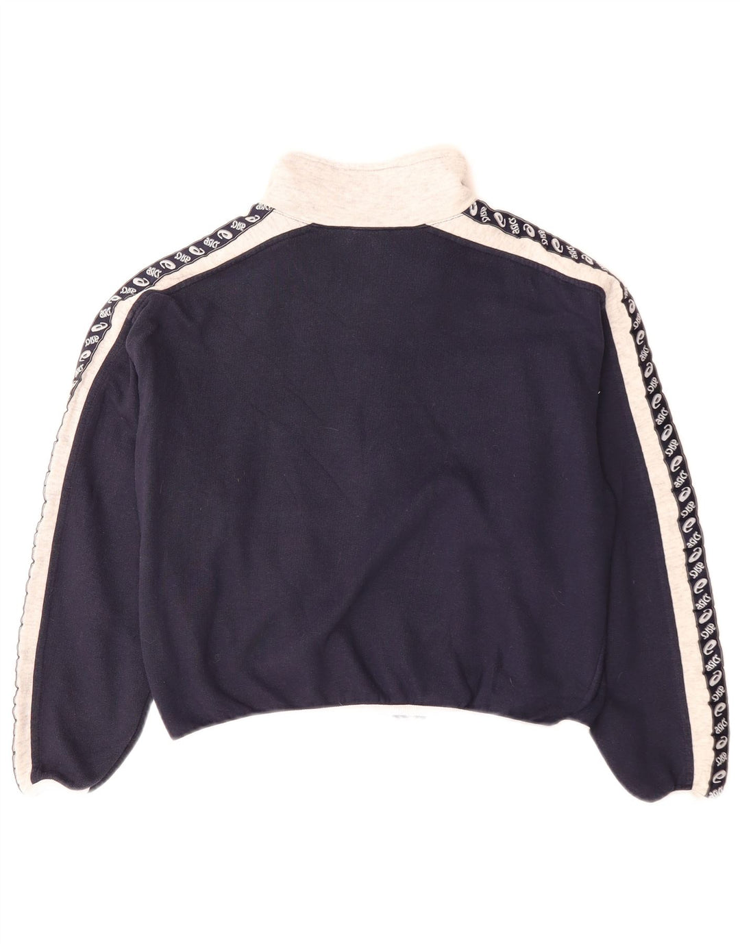 Γυναικεία αθλητική φόρμα γραφικών Asics Top Jacket UK 10 Small Navy Blue Colourblock