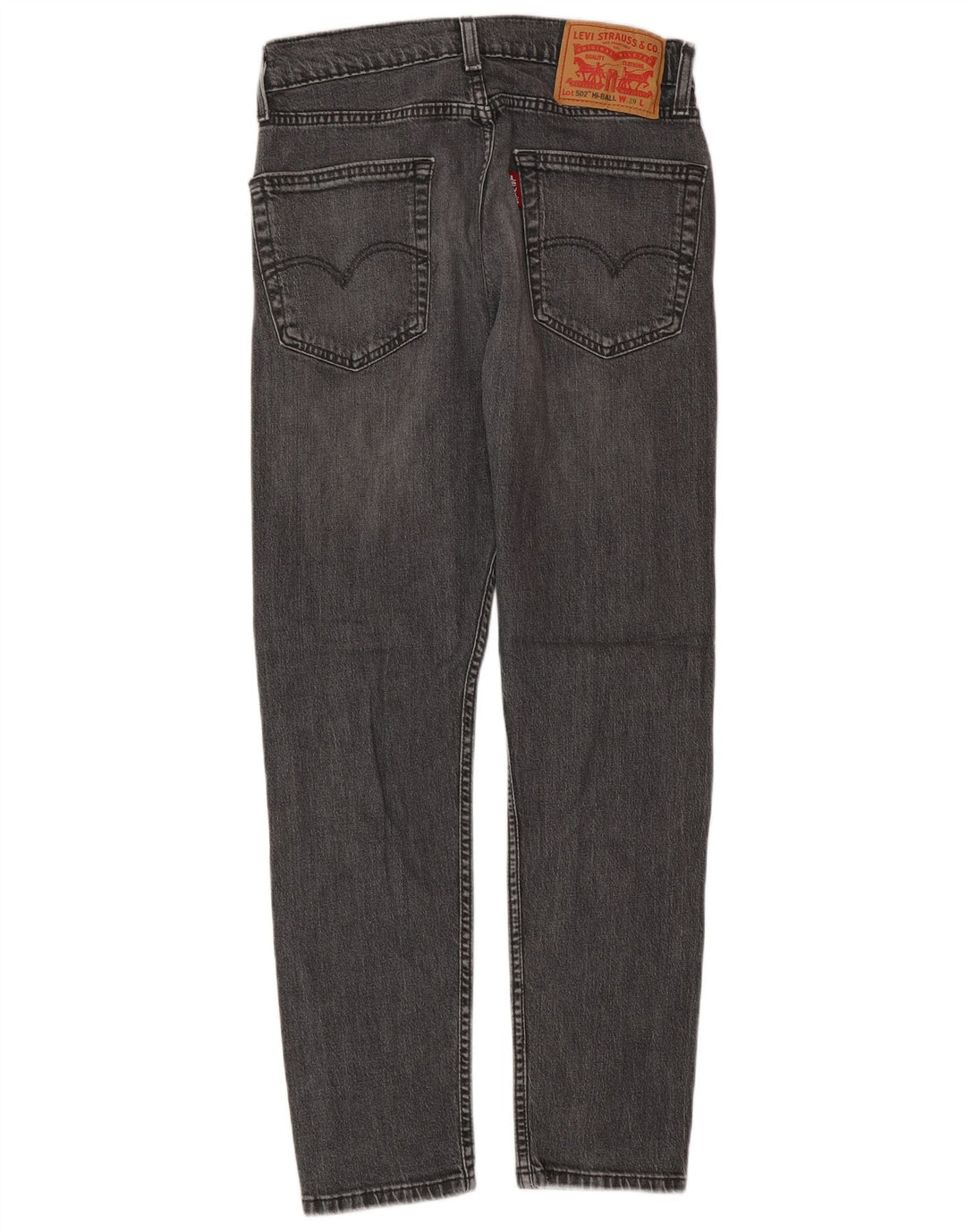 Ανδρικά τζιν LEVI'S 502 Hi-Ball Tapered W29 L30 Γκρι βαμβακερό