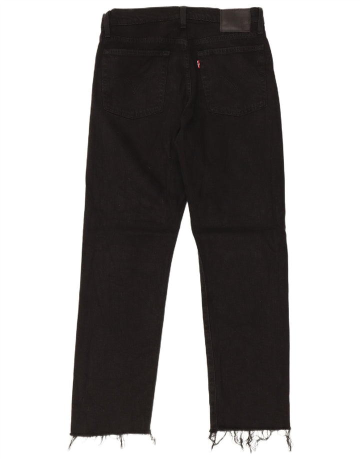 Γυναικείο τζιν Levi's Wedgie Straight W27 L28 μαύρο βαμβακερό