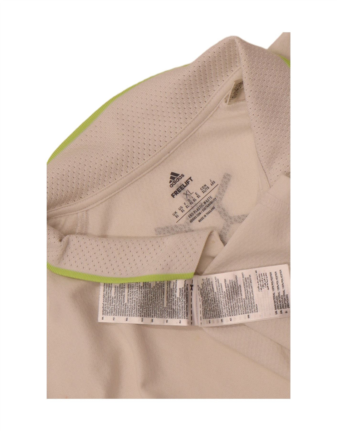 Adidas Ανδρικό Aeroready Πόλο Μπλουζάκι XL Λευκό Πολυεστέρας