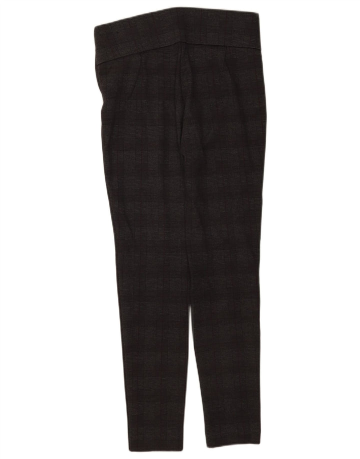 Zara Γυναικείο κολάν casual παντελόνι Medium W28 L28 Grey Check Polyester