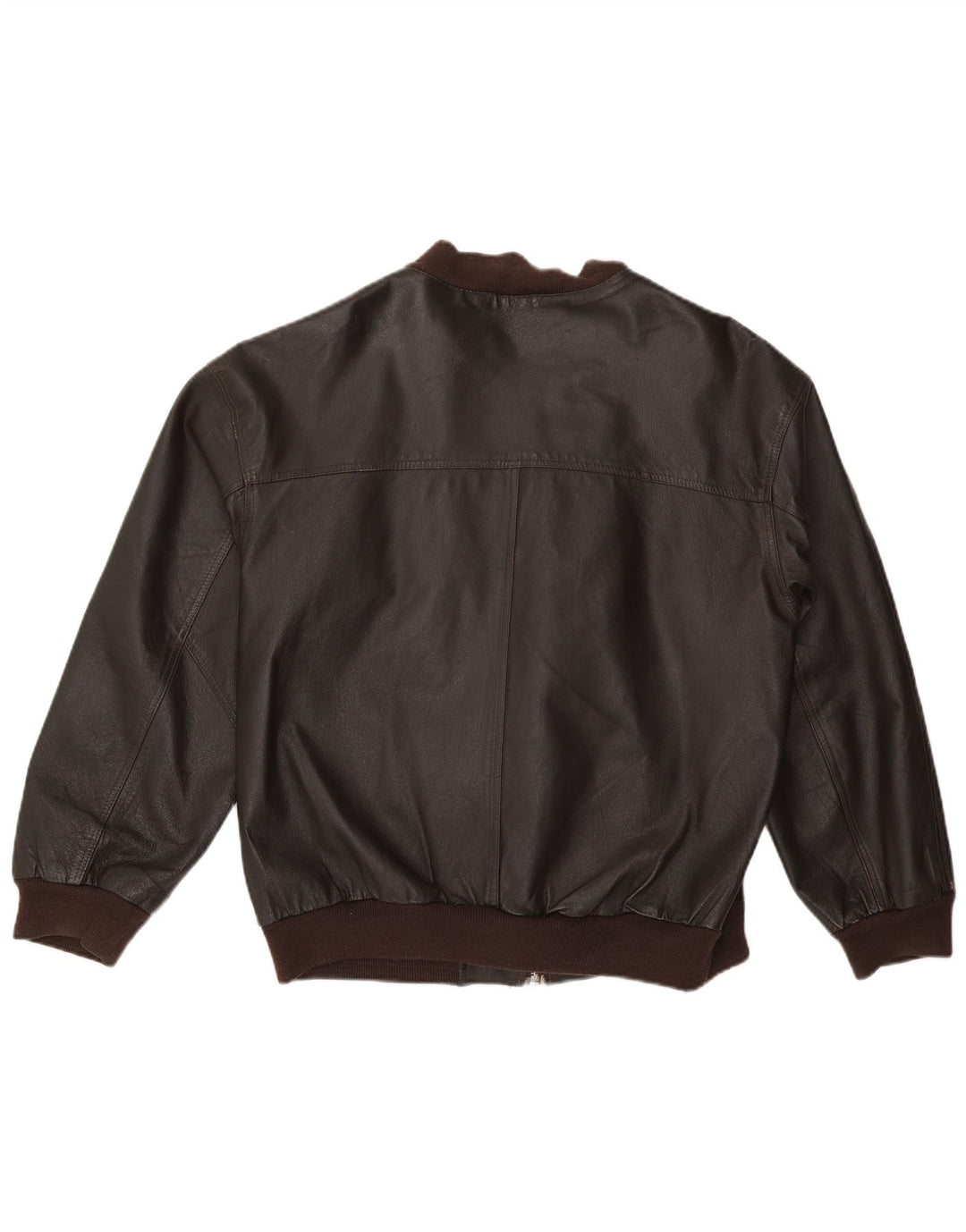 Ανδρικό δερμάτινο μπουφάν VINTAGE Loose Fit UK 36 Small Brown Leather