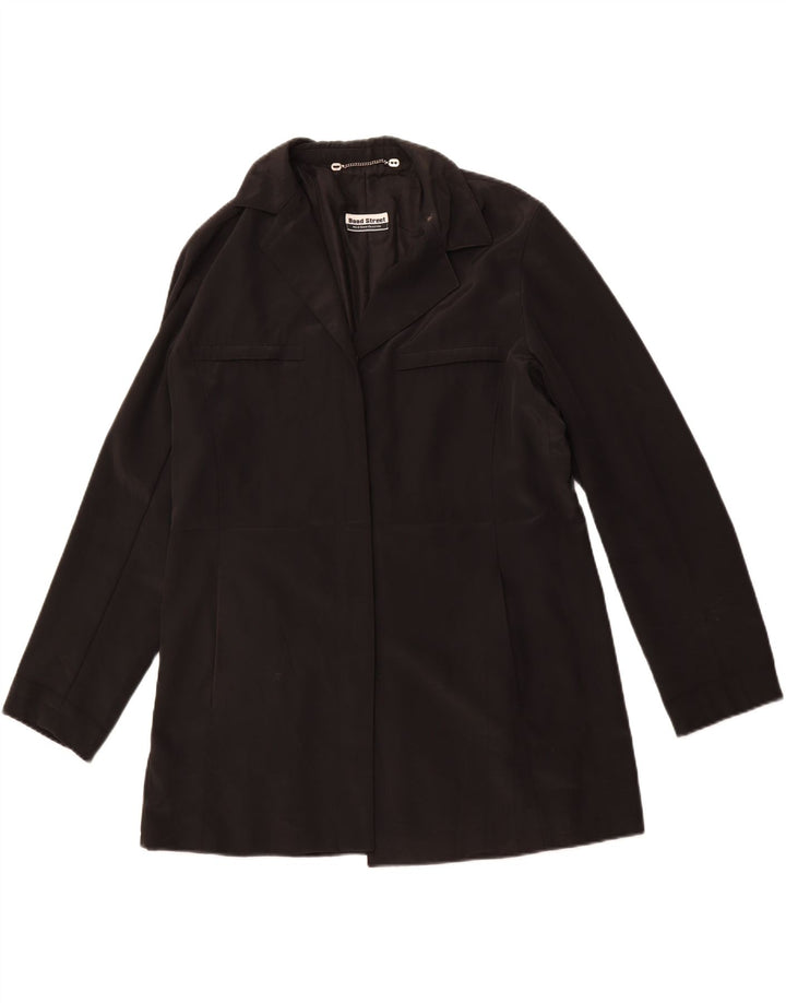 BOND STREET Γυναικείο Longline Blazer Jacket IT 48 XL Μαύρο Πολυεστέρας