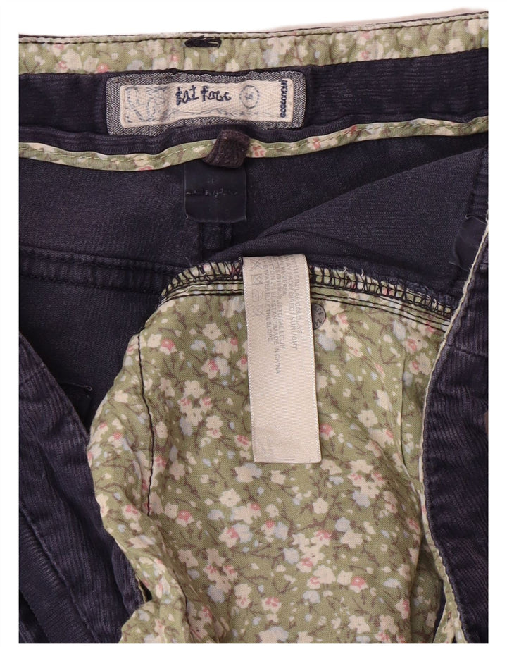 FAT FACE Γυναικείο μποτάκι κοτλέ παντελόνι UK 14 Large W34 L31 Navy Blue