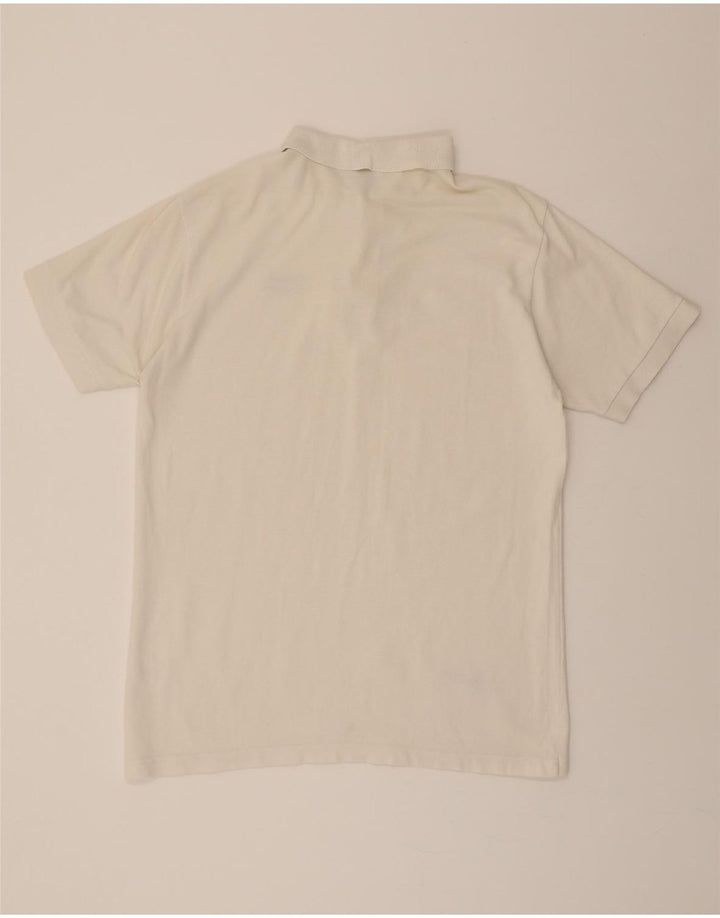 REEBOK Mens Polo Shirt Medium White Cotton Vintage Reebok and Second-Hand Reebok from Messina Hembry 