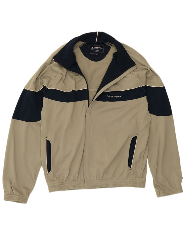 Ανδρική φόρμα Champion Top Jacket Medium Khaki Colorblock Polyester