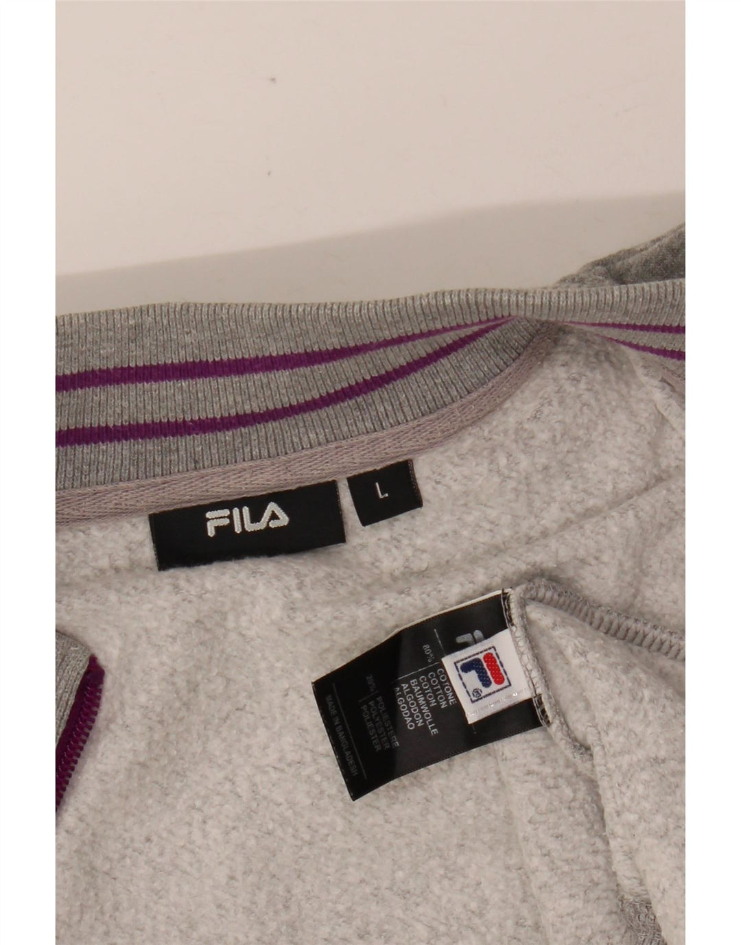 Γυναικεία φόρμα FILA Top Jacket UK 16 Large Grey Cotton