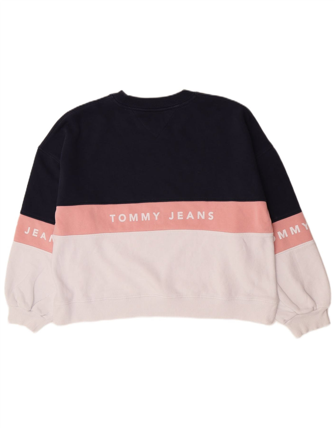 Γυναικεία φούτερ Tommy Hilfiger Graphic Jumper UK 14 Medium Navy Blue