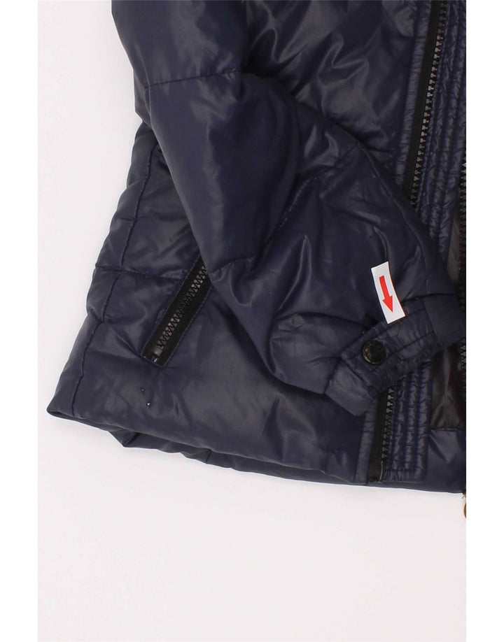 Μπουφάν Moncler Baby Boys με επένδυση 18-24 μηνών Navy Blue Polyamide