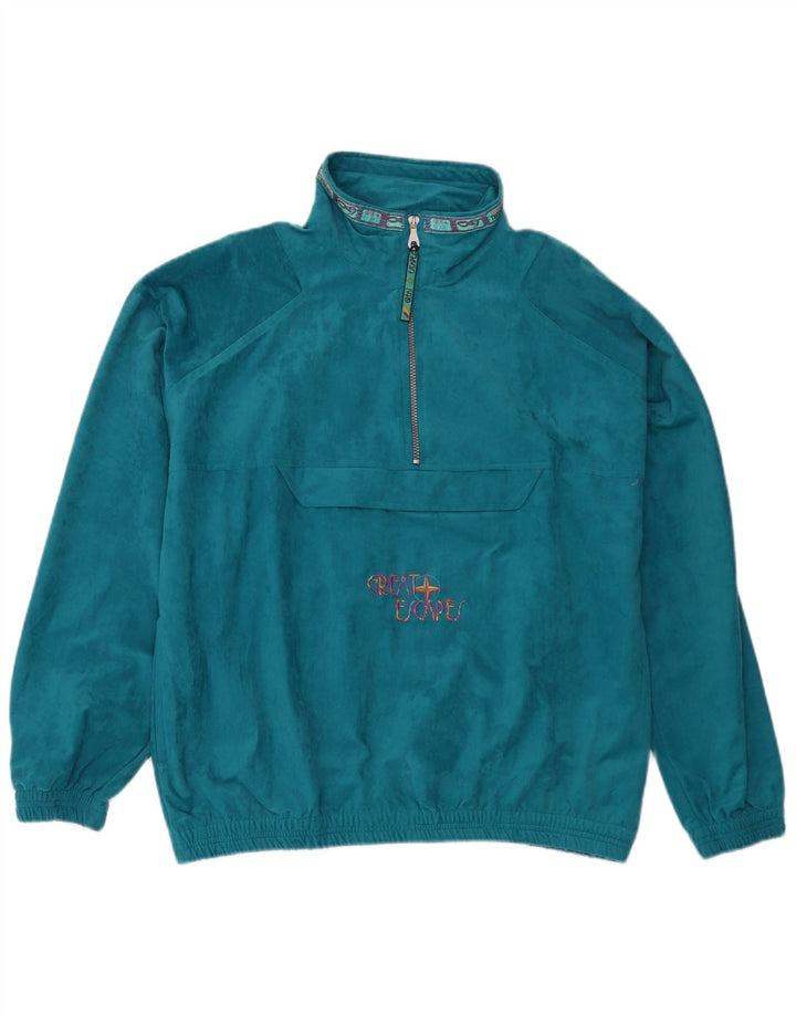 Great Escapes Ανδρική φόρμα πουλόβερ Top Jacket IT 52 Large Turquoise
