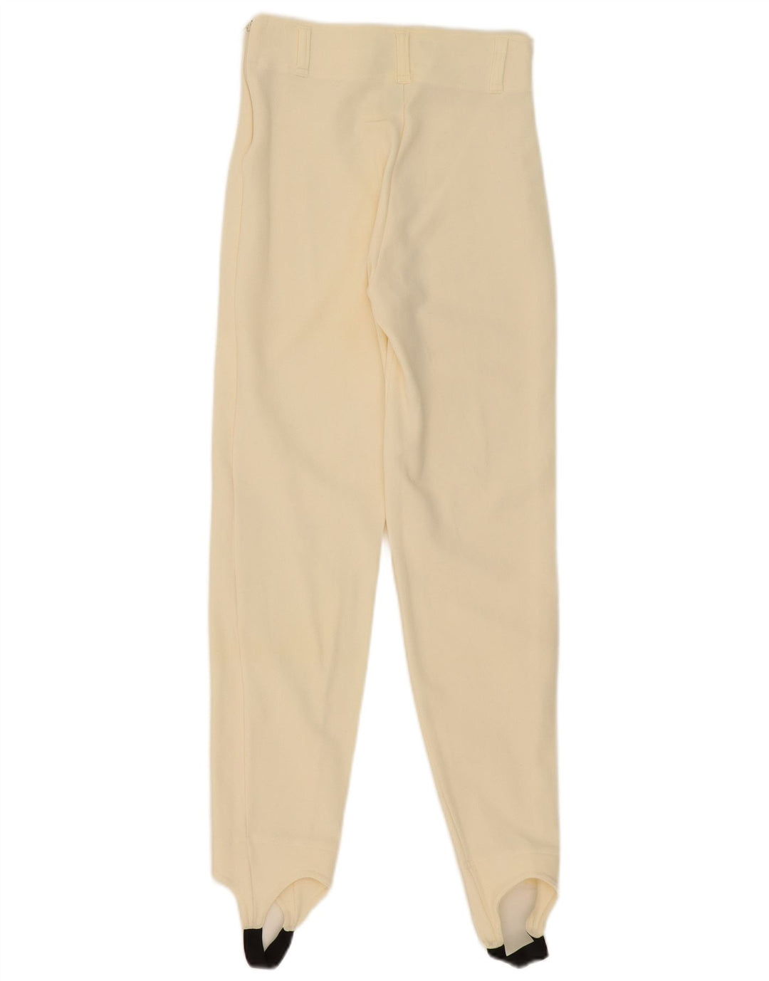 TRUSSARDI Womens Stirrup Casual Trousers IT 44 Medium W30 L30 Off White